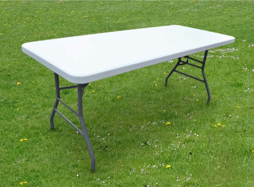 Location table rectangulaire - J&A Evenementiel