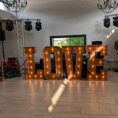 Location Lettre Love Mariage - J&A Evenementiel 62